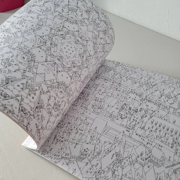 Fantastic Cities Coloring Book by Steve McDonald - Picture 4 of 7